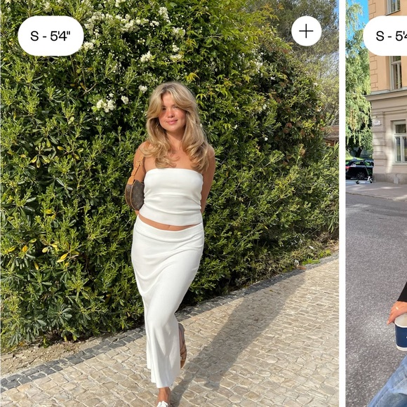 DJERF AVENUE tube top sugar NWT - small - Picture 6 of 15